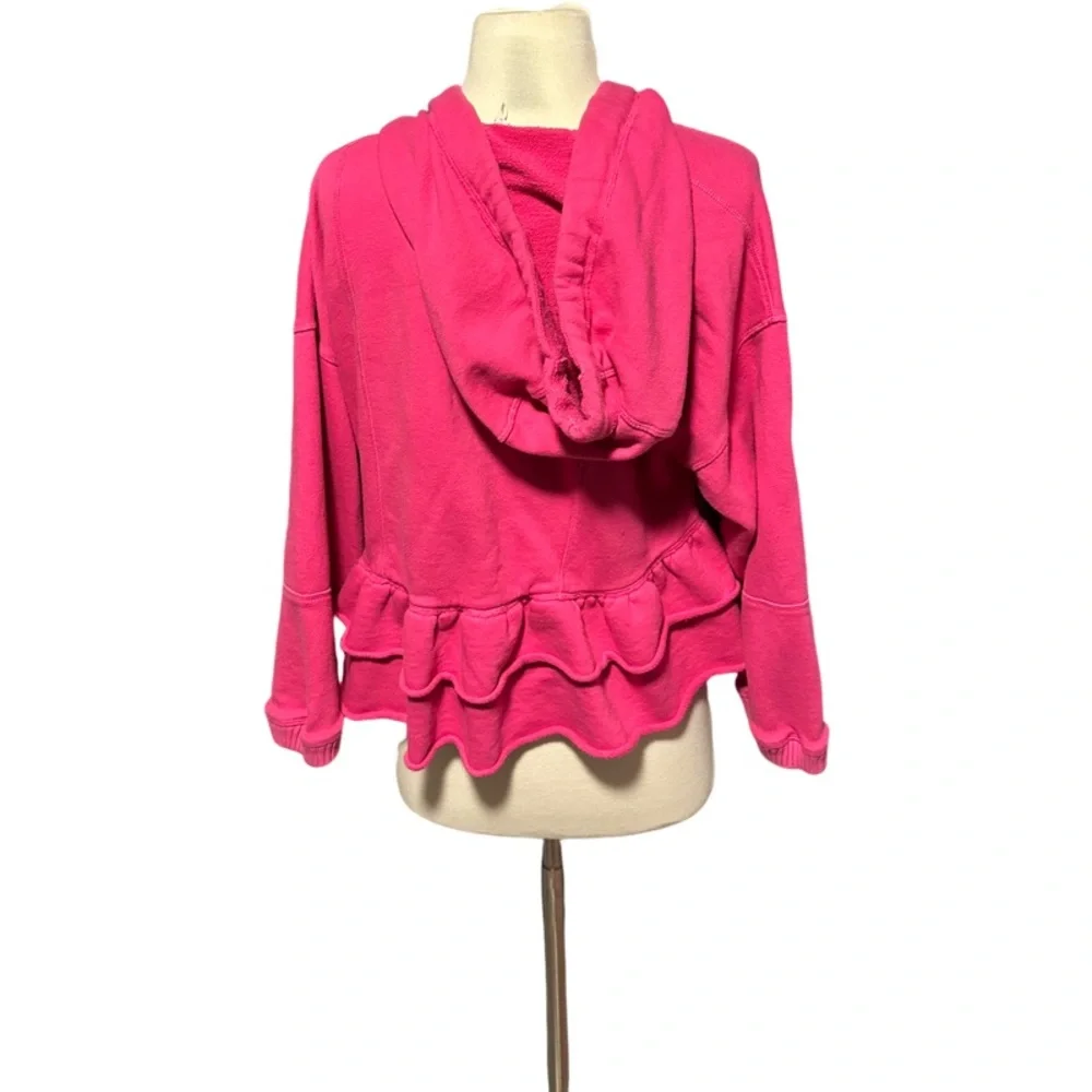 Free People Movement Side Swept Ruffle French Terry Hoodie - Picture 5 of 6